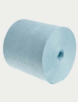 Industrial Cleaning Cloth Roll 200 Sheets 33cm x 40cm Blue